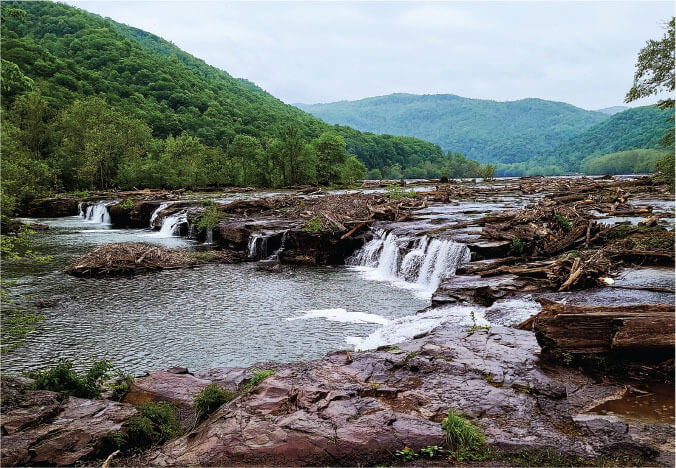 the areas biggest draws is new river gorge national park and preserve