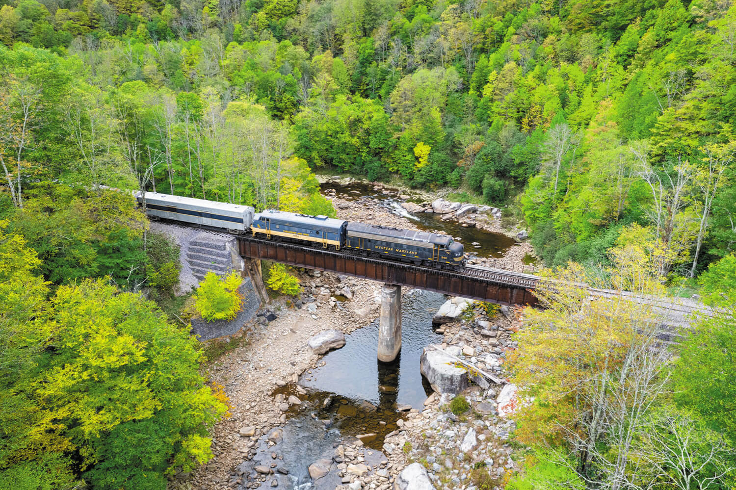 the new tygart flyer train excursion