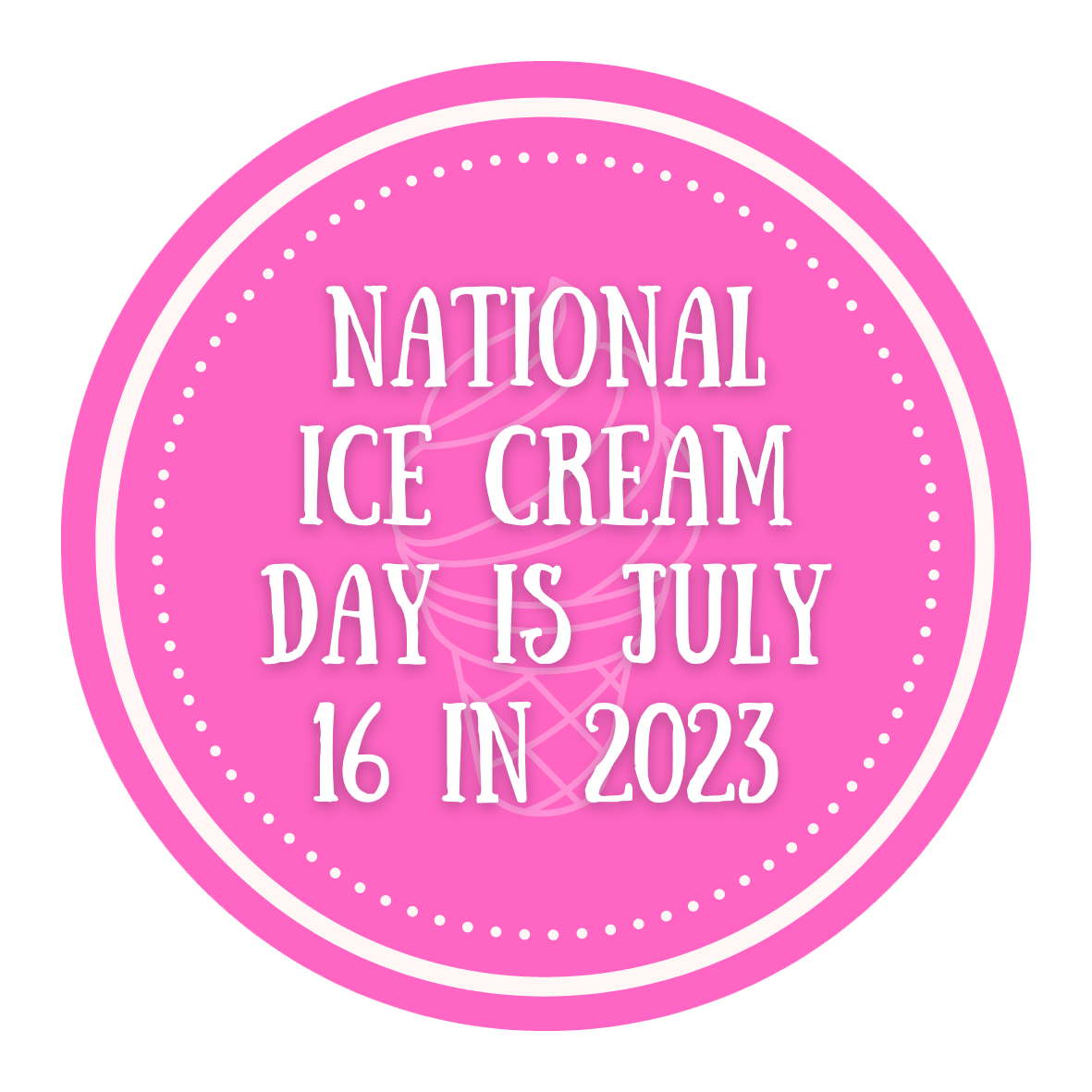 National Ice Cream Day is July 16 in 2023